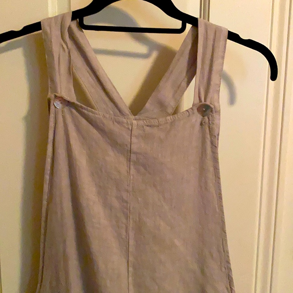 Linen jumpsuit. Purchased in Italy.